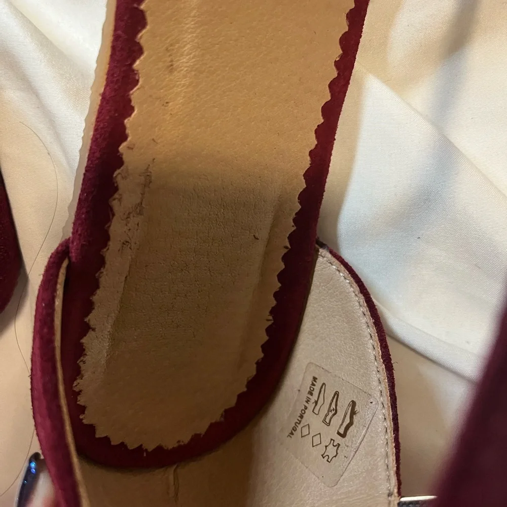 Barefoot Shapen Women Shoes Size 39 Burgundy/Red - Picture 3 of 9